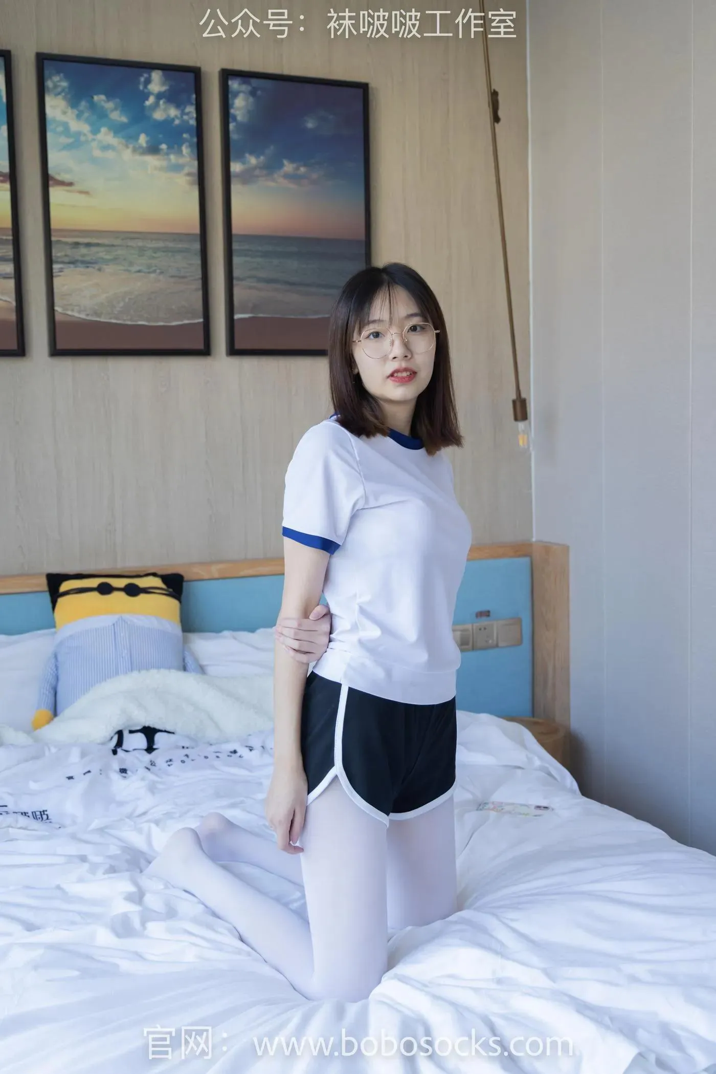 [BoBoSocks袜啵啵]NO.108 小甜豆-皮鞋、厚白丝、踩奶油蛋糕剧情 [137P]插图7
